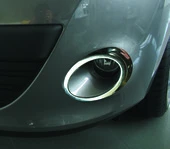 Окантовка протитуманок 2008-2011 (2 шт, нерж) для Renault Megane III рр