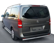 Задній захист AK002 (нерж.) для Mercedes Vito / V-class W447 2014- рр