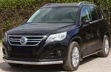 Передній захист ST008 (нерж) для Volkswagen Tiguan 2007-2016 рр