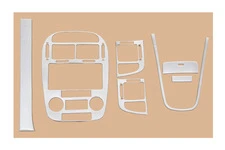 Накладки на панель 2006-2009 Алюміній, клімат для Kia Cerato 1 рр