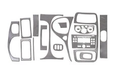 Накладка на торпеду (великий комплект) Карбон для Opel Vivaro 2001-2015 рр