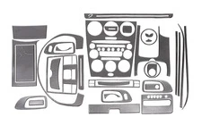 Накладки на панель Карбон для Mazda 6 2003-2008 рр