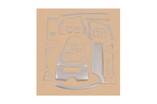 Накладки на панель (2013-2025) Алюміній для Toyota Verso 2009- рр