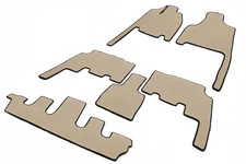 Килимки (3 ряди, EVA, бежеві) для Chrysler Voyager 2001-2007 рр