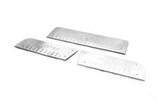 Накладки на внутрішні пороги (OmsaLine) 3 шт, OmsaLine - Італійська нержавіюча сталь для Volkswagen Crafter 2006-2016 рр