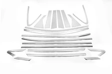 Повна окантовка стекол та стійок LIBAO (20 шт, нерж.) для Hyundai IX-35 2010-2015 рр