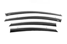 Вітровики з хромом (4 шт, Niken) для Hyundai Elantra (MD/UD) 2011-2015 рр