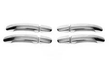 Накладки на ручки OmsaLine (нерж) 4 ручки для Ford Transit 2014- рр