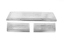 Накладки на внутрішні пороги Carmos V3 (3 шт, нерж) для Volkswagen T5 Transporter 2003-2010 рр