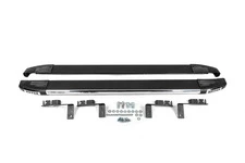 Бокові пороги Omsa Black (2 шт., алюм.) для Peugeot Bipper