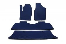Килимки EVA (3 ряди, сині) для Seat Alhambra 1996-2010 рр