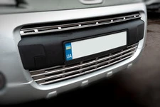 Накладки на решітку радіатора (2 част., Нерж.) Carmos - Турецька сталь для Citroen Berlingo 2008-2018 рр