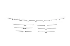 Накладки на бампер 2021-2025 (7 шт, нерж) для Renault Megane IV рр