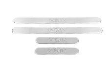 Накладки на пороги OmsaLine (4 шт, нерж.) для Renault Scenic/Grand 2003-2009 рр