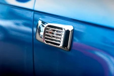 Решітка на повторювач Прямокутник (2 шт, ABS) для Ауди A3 2003-2012 рр