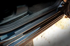 Накладки на пороги DDU (4 шт, пластик) для Volkswagen Passat B7 2012-2015рр