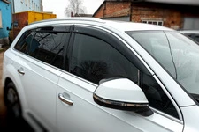 Вітровики з хром молдингом (4 шт, HIC) для Ауди Q7 2015- рр