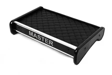 Полиця на панель (Чорна з чорною ниткою) для Renault Master 1998-2010 рр