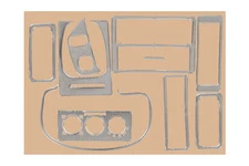 Накладки на панель 1994-1999 (алюміній) для Volkswagen Polo рр