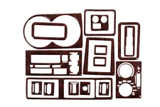 Накладки на торпеду Дерево для Chevrolet Blazer 1995-2005 рр