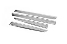 Молдинг дверний (2011-2014, 4 шт, нерж) для Renault Kangoo рр