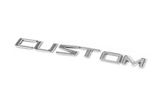Напис Custom (180 на 13 мм) для Ford Custom 2013-2022 рр