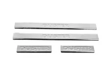 Накладки на пороги Carmos V2 (4 шт, нерж.) для Dacia Duster 2008-2018 рр