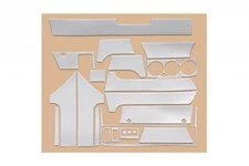 Накладки на панель Алюміній для BMW 5 серія E-34 1988-1995 рр