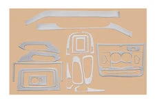 Накладки на панель (Meric, повний комплект) 2004-2006, Алюміній для Mercedes Vito W639 рр