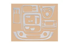 Накладка на торпеду Алюміній для Nissan NV300/Primastar 2016-рр