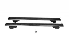 Перемички на вбудовані рейлінги під ключ Wizard V2 (2 шт) 115см, чорні для Ford Focus IV 2018- рр