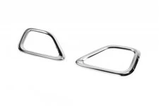 Окантовка протитуманок 2015-2025 (2 шт., нерж.) для Fiat Doblo II рр