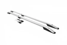 Рейлінги Skyport (2 шт, сірий мат) Довга база для Ford Custom 2013-2022 рр