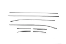 Нижня окантовка вікон (8 шт, нерж) для Ford Fiesta 2017- рр