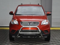 Кенгурятник WT005 (нерж.) для SsangYong Korando 2010-2019 рр