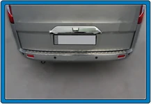 Хром планка над номером (під камеру, нерж.) для Ford Custom 2013-2022 рр