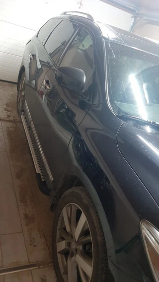 Бокові пороги Line (2 шт, алюміній) для Nissan Pathfinder R52 2012-2021 рр