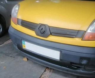 Зимова решітка нижня (2003-2008) Глянсова для Renault Kangoo рр