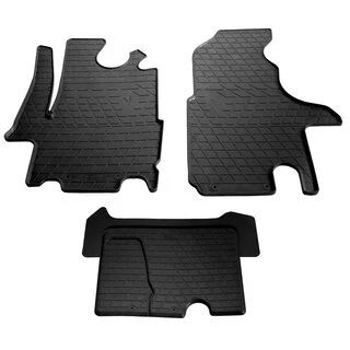 Гумові килимки (3 шт, Stingray) Premium - без запаху гуми для Renault Master 1998-2010 рр