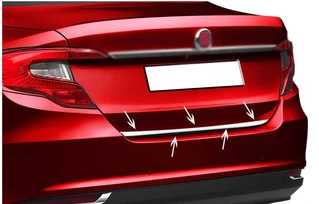 Кромка багажника (нерж) HB, Carmos - Турецька сталь для Fiat Tipo 2016- рр