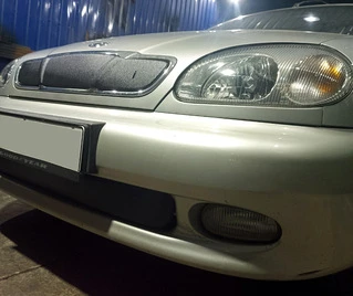 Зимова накладка на решітку (верхня) Матова для Daewoo Lanos