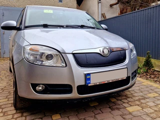Зимова накладка на решітку (2007-2010, верхня) Матова для Skoda Fabia рр