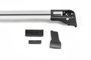 Перемички на рейлінги без ключа (2 шт) Сірий для Kia Sportage 1994-2004 рр