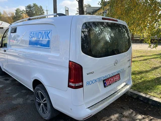 Рейлінги Хром DDU (пласт. ніжки) Довга база (EXTRALONG) для Mercedes Vito / V-class W447 2014- рр