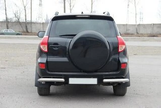 Задні куточки AK003 (2 шт., нерж) для Toyota Rav 4 2006-2013 рр