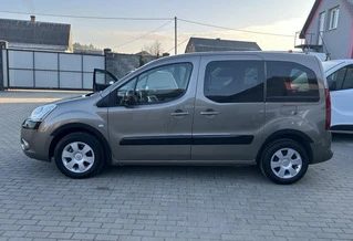 Накладки на арки (4 шт, чорні) 1 бічні двері, Пластик для Peugeot Partner Tepee 2008-2018 рр