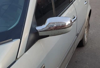 Накладки на дзеркала (2 шт, нерж) для Renault Megane II 2004-2009 рр