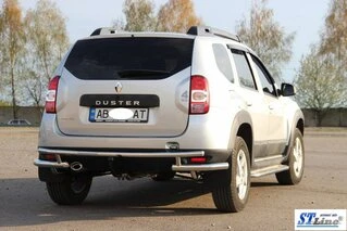 Задня дуга AK005-Special (нерж.) для Dacia Duster 2008-2018 рр