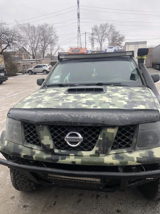 Накладка на капот тип-С (1 шт, ABS)