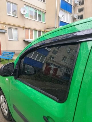 Вітровики (2 шт., Sunplex Sport) для Renault Kangoo 2008-2020 рр